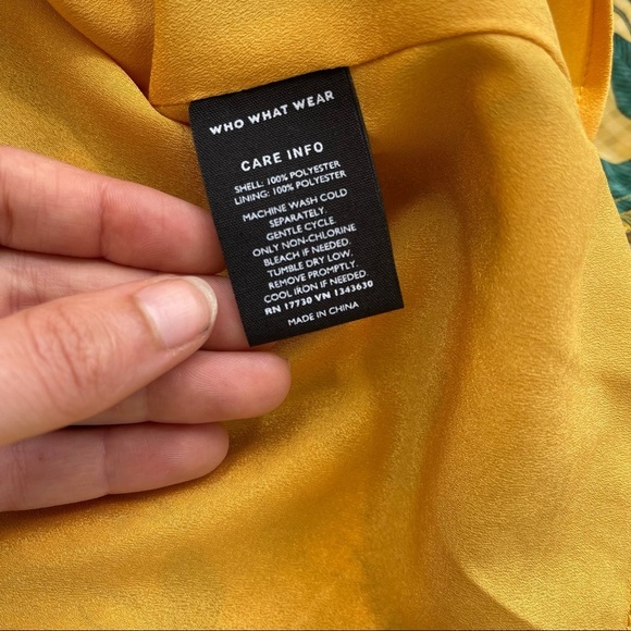 Who what wear yellow floral dress - Picture 7 of 11